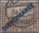 Deutsche Abstimmungsgebiete: Saargebiet - Dienstmarken: 1922, 15 C. Dunkelrötlic - Dienstmarken