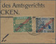 Deutsche Abstimmungsgebiete: Saargebiet - Dienstmarken: 1922, 20 C Dunkelblau/gr - Officials