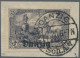 Danzig: 1920, Freimarken 3 Mark Schwarzgrauviolett Auf Briefstück Echt Und Zeitg - Autres & Non Classés