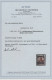Danzig: 1920, Freimarken 2 Mark Auf 35 Pfg. Rötlichbraun Mit Hellgrüngrauem Netz - Andere & Zonder Classificatie