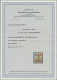 Danzig: 1920, 1¼ Mk Auf 3 Pf Germania OHNE Netzunterdruck, Tadellos Postfrisch I - Autres & Non Classés