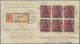 Danzig: 1920, Flugpost, Drei überfrankierte Trübsbach-R-Briefe Mit Einheiten-Fra - Sonstige & Ohne Zuordnung