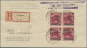 Delcampe - Danzig: 1920, Flugpost, Drei überfrankierte Trübsbach-R-Briefe Mit Einheiten-Fra - Andere & Zonder Classificatie