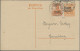 Danzig - Ganzsachen: 1920, Vorläufer, Doppelkarte 7½ Pfg. Germania, Frageteil Mi - Andere & Zonder Classificatie