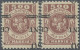 Memel: 1923, 30 C. A. 500 M., Zwei Postfrische Exemplare Mit Kopfstehendem Und G - Memel (Klaïpeda) 1923