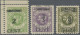 Memel: 1923, Wappenreiter 2 C Auf 50 M, 3 C. Auf 40 Bzw. 300 M, Drei Postfrische - Memel (Klaipeda) 1923