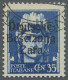 Dt. Besetzung II WK - Zara: 1943, 35 C Schwärzlichkobalt, Aufdruck Type IV, Gebr - Occupation 1938-45