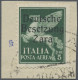 Dt. Besetzung II WK - Zara: 1943, 5 L Schwärzlichgrün Flugpostmarke, Aufdruck Ty - Bezetting 1938-45