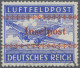 Feldpostmarken: 1945,KRETA, Zulassungsmarke Für Luftfeldpostbriefe Gezähnt Mit R - Other & Unclassified