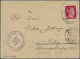 KZ-Post: 1944, 3.11., 12 Pf Hitler Rot Als EF Auf Form-Brief Mit Zensurstempel A - Lettres & Documents