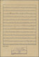 KZ-Post: 1944, 4.7., 12 Pf Hitler Rot Als EF Auf Form-Vordruck-Brief Mit Zensurs - Brieven En Documenten