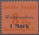 Deutsche Lokalausgaben Ab 1945: SPREMBERG: 1945, 8 Pfg. + 1M. Mit Fehlfarbe "gel - Sonstige & Ohne Zuordnung