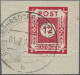 Sowjetische Zone - Ost-Sachsen: 1945, 12 Pfg Rot, Postmeistertrennung Grossröhrs - Autres & Non Classés