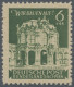 Sowjetische Zone - Ost-Sachsen: 1945, Dresdner Zwinger 6 Pf Dunkelgrünoliv In De - Autres & Non Classés