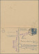 Sowjetische Zone - Ganzsachen: 1948/1950, Doppelkarte 12 Pfg.+12 Pfg. Engels In - Autres & Non Classés