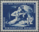 DDR: 1950, 12 Pfg. Mansfeld In Der Seltenen Farbe "dunkelviolettultramarin" Tade - Ungebraucht