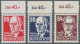 DDR: 1952-1953, Freimarken: Köpfe II Als Postfrischer Satz, Einheitlich Vom Ober - Ongebruikt