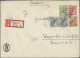 Berlin: 1949, 12 Pfg. (2) Und 24 Pfg. Schwarzaufdruck Zusammen Mit 10 Pfg. Und 3 - Briefe U. Dokumente