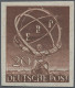 Berlin: 1950, 20 Pf ERP Im Postfrischen, Ungezähnten Probedruck In Schwärzlichge - Nuevos