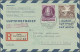 Berlin - Ganzsachen: 1952, Luftpostfaltbrief 60 Pfg. Mit Zusatzfrankatur 40 Pfg. - Sonstige & Ohne Zuordnung