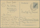 Berlin - Ganzsachen: 1949, Karte 12 Pfg. Schwarzaufdruck Bedarfsgebraucht Mit Vi - Sonstige & Ohne Zuordnung