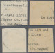 Französische Zone - Baden: 1949, Rotes Kreuz, Kompletter Satz Einzeln Auf Briefs - Autres & Non Classés