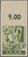 Saarland (1947/56): 1947, 30 Pfg "Berufe Und Ansichten Aus Dem Saarland", UNGEZÄ - Ongebruikt