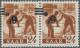 Saarland (1947/56): 1947, 6 Fr Auf 24 Pf. "Saar II", KOPFSTEHENDER Aufdruck Im W - Unused Stamps