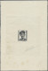 Saarland (1947/56): 1948, 3 Fr Arbeiter Schwarz, Als Künstlerblock, Auf Ungummie - Unused Stamps