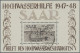 Saarland (1947/56): 1948, Block Hochwasserhilfe 25 F, Sauber Rundgestempelt, Sig - Gebraucht