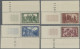 Saarland (1947/56): 1949, Volkshilfe Kompl. ER-Satz Mit Druckdatum, Dazu 1950 Vo - Unused Stamps