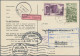 Saarland (1947/56): 1956, Postkarte Per Eilboten (Zimmerbestellung) Portorichtig - Lettres & Documents