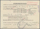 Saarland (1947/56): 1956, Postkarte Per Eilboten (Zimmerbestellung) Portorichtig - Lettres & Documents