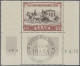 Saarland (1947/56): 1950 Tag Der Briefmarke 15+5 Fr. Mit Zierfeld Unten, Zwische - Gebruikt