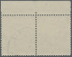 Bizone: 1945, Freimarken AM-Post 6 Pf Vom Oberrand Mit Pl.-Nr. I B, Gestempelt H - Autres & Non Classés