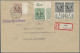 Bizone: 1946, 42 Pf.AM-Post Gez. 11 Vom Re. Ob. Eckrand Mit Roter Vierstelliger - Sonstige & Ohne Zuordnung