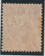 HOI-HAO - N°21 * (1903-04) 15c Gris - Unused Stamps
