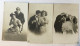 3 CARTOLINE COPPIE INNAMORATI 1910/11 VIAGGIATE FP - Paare