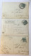 3 CARTOLINE COPPIE INNAMORATI CON FRASE D’AMORE ANNO 1909/10  VIAGGIATE FP - Paare