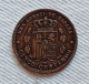 Spagna 5 Cent. 1879 - Primi Conii