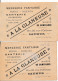 Lot De 5 Anciens Chromos Pièces De Molière Théâtre Magasin A La Glaneuse Saumur - Other & Unclassified