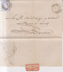 Año 1870 Edifil 107 50m Sellos Efigie Carta  Matasellos Sabadell Barcelona Membrete Juan Gorina E Hijo - Storia Postale