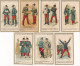 Lot De 13 Anciens Chromos Militaires Humour Lithographie MINOT Chocolat GUERIN BOUTRON - Guérin-Boutron