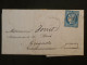 DH9 FRANCE BELLE   LETTRE RR MARS 1871 LANGON A GRIGNOLS + CERES BORDEAUX     +AFF.PLAISANT++++ - 1870 Uitgave Van Bordeaux