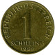 Austria - 1988 - KM 2886 - 1 Schilling - XF - Look Scans - Autriche