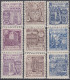 ESPAÑA 1944 Nº 974/982 NUEVO, SIN FIJASELLOS - Unused Stamps
