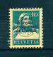 1924-27 SVIZZERA Helvetia SERVIZIO "S.d.N. Bureau International Du Travail" Un. N.65 MNH ** - Oficial