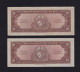 CUBA 10 Pesos 1960 SC /UNC Pick #96 Pareja Consecutiva - Kuba