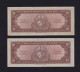 CUBA 10 Pesos 1960 SC /UNC Pick #96 Pareja Consecutiva - Cuba