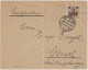 ALLEMAGNE / GERMANY - 1921 - Mi.154.Ia Seul Sur Lettre / Single On Cover From Margburg To Cassel - Brieven En Documenten